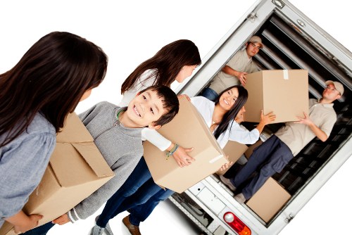 Removal truck ready for local house moves in Uxbridge