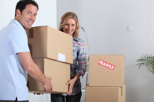 Unpacking essentials into a new home after a Uxbridge move