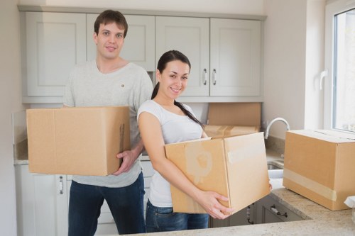 Local removals van supporting a move across the Uxbridge area